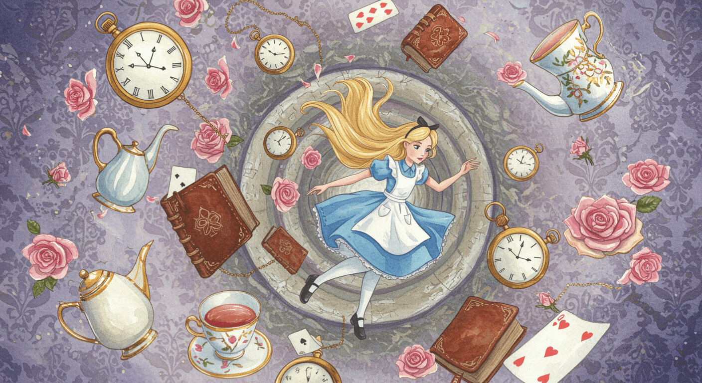 【不思議の国のアリス】100年後でも変わらない"ナンセンス"の魔法 🐰🕰️